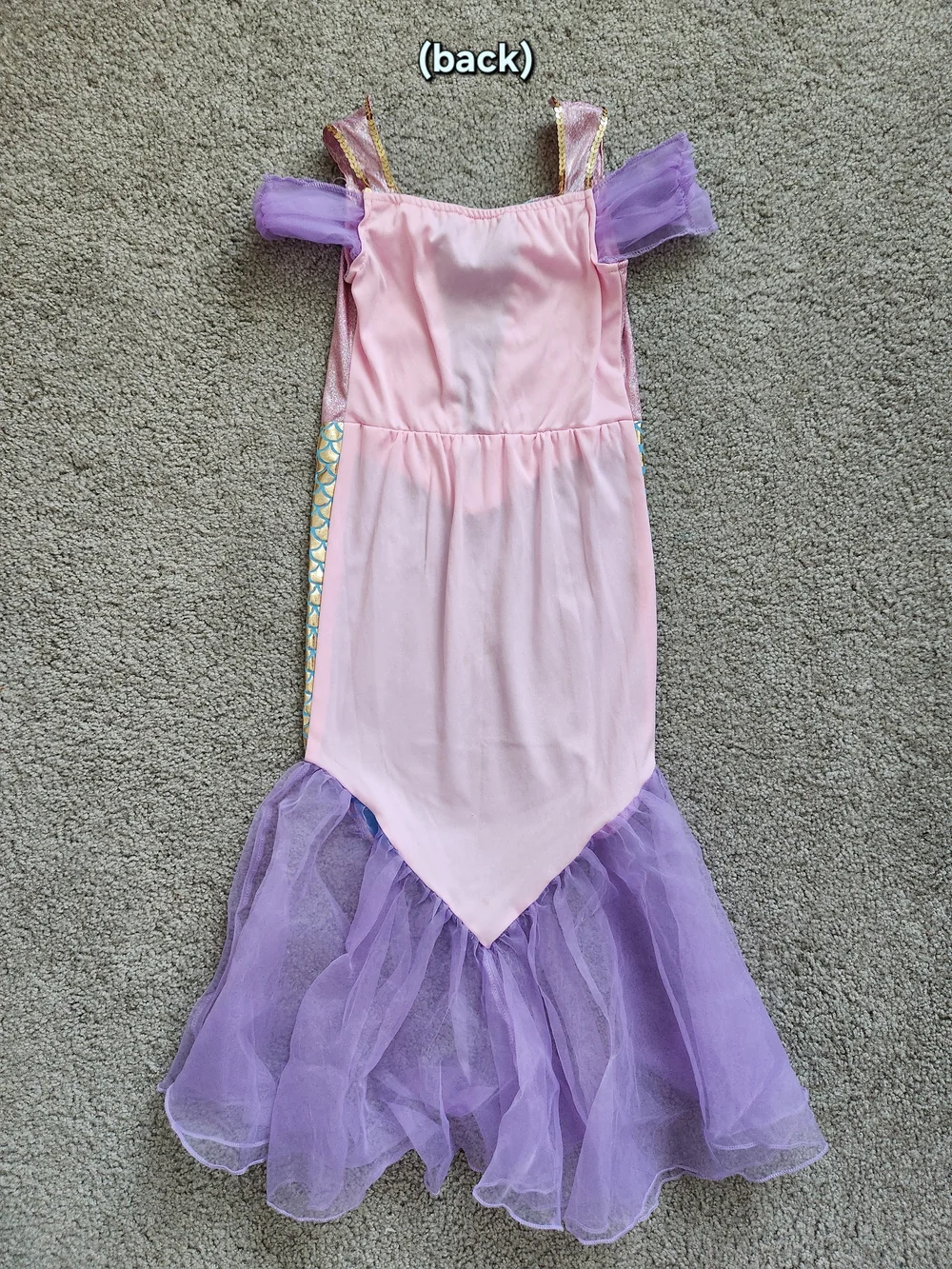 Girls Mermaid Dress Halloween Costume - 4T